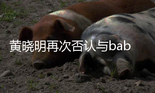 但黄晓近日交流同框离婚认与明再次否却无